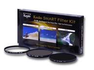 Kenko SMART zestaw filtrów 37mm: CPL ND8 Protector