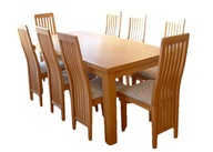 Sada nábytku: rozkladací stôl CubaII + 8x stolička