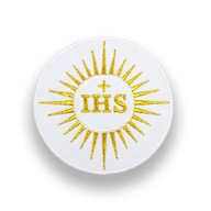 Naszywka, emblemat, aplikacja IHS I Komunia Św. 5b