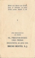 1930 BRUNO RESTEL SJ KRZANOWICE RACIBÓRZ PRAGA