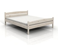DSI-meble: Drevená posteľ OPÁL II 200x200 Biela