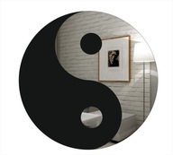 Dekoratívne akrylové zrkadlo Yin yang