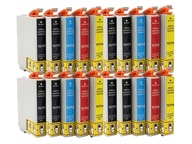 20× Atrament Premium Toner & Ink T0711-XL-20x-2 pre Epson čierna (black), červená (magenta), modrá (cyan), sada, žltá (yellow)