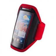 Náramok cez rameno TelForceOne pre HTC Desire 600 ONE X ONE X+ červený