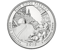 25 centov (2015) Parky USA – Blue Ridge Parkway – Mincovňa San Francisco