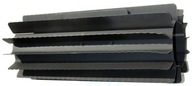Radiátor výmenník tepla ⌀ 80mm/výška 370mm čierny nanášaný a krútený