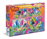 Puzzle Clementoni TROLLS 360 elementów Puzzle Trolle 4 w 1 07716