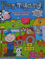Farmyard Sticker Activity Book ćwiczenia naklejki