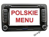 POLSKIE MENU LEKTOR VW SKODA RNS510 mapa na sd