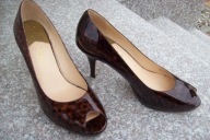 COLE HAAN nr 41,5 brązowe czółenka skóra jak nowe