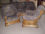 Zestaw dąb 3 + 1 + 1 - RUSTYKALNY -