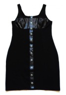 MONKI SUKIENKA WSTAWKI SKÓRA L 40