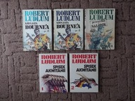 5x ROBERT LUDLUM KRUCJATA BOURNEA 1-2 PRZESYŁKA SALONIK SPISEK AKWITANI 1-2