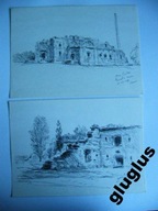 2 RYSUNKI TWIERDZA BRZESKA BRZEŚĆ 1989 R