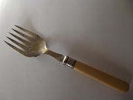 widelec środek stołu okucie srebro