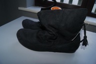 KOZACZKI CZARNE ZAMSZOPODOBNE Z FUTERKIEM 37 5 zl