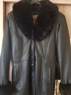 płaszcz skóra naturalna M