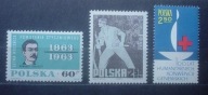 znaczki z roku 1963 1222 ; 1243 ; 1244