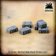 SKRYZNIE 6 SZT. ŻYWICA - Oldhammer, Wargames terrain, Fantasy scenery