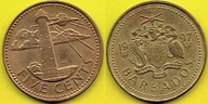 BARBADOS 5 Cents 1997 r.