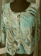 ++ sliczna bluzka w zieleni r 44-48