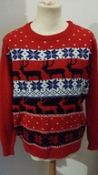 ŚWIĄTECZNY SWETR SWETER R.M/L MERRY CHRISTMAS