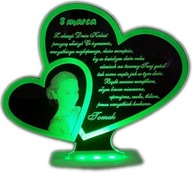 DZIEŃ KOBIET 8MARCA PODŚWIETLANA STATUETKA ZDJĘCIE