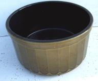 Miska ceramiczna piękna zieleń, stara, zabytkowa