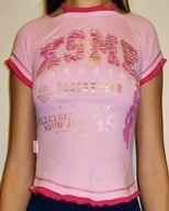 Bluzka dziewczęca krótki rękaw roz.134 cm