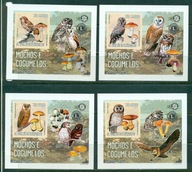 S.TOME PRI.PTAKI -SOWY-GRZYBY. Mi Bl delux**2006r