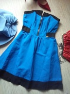 * RESERVED *SUKIENKA LETNIA GORSETOWA NIEBIESKA_34
