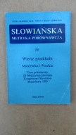 Słowiańska metryka porównawcza Mickiewicz Puszkin