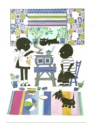 Pocztówka - Julek i Julka i przypalony obiad / F. Westendorp