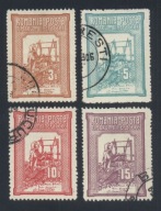 RUMUNIA Mi. 165-168 KASOWANE
