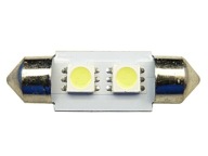 Лапмочки трубчатая led 10x36 mm 2 smd c5w c10w 12v фото, цена