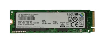 Samsung MZ-FLV5120 — 512 ГБ M.2 PCIe NVMe PM951