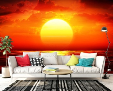Fototapeta 3D zachód morze 152x104 F00544