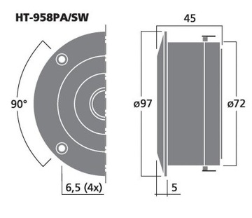 STAGE LINE HT-958PA/SW ТВИТ-ДИНАМИК 60 Вт