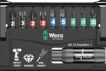 IMPAKTOR DIAMOND WERA 057680 набор насадок