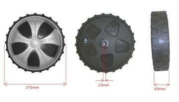 КОЛЕСО FI 275MM ЗАДНИЙ ПРИВОД NAC S530 83Z КОСИЛКИ