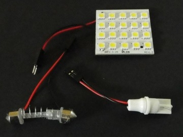 PANEL 20 LED 5050 T10 ЛАМПОЧКА 12 В