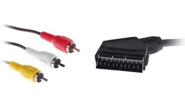 Кабель RED Smart Euro Scart для 3 подбородков, 5 м