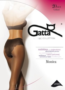 КОЛГОТКИ MONICA GATTA из микрофибры 20 DEN, ЦВЕТА, размер 4