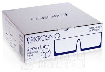 Салатница большая трехпредметная KROSNO Servo Line 24см