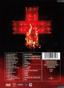 RAMMSTEIN – LIVE AUS BERLIN – DVD + ДОПОЛНИТЕЛЬНЫЕ ФУНКЦИИ