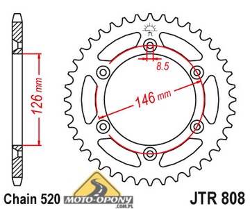 Suzuki DRZ 400 S 2000-2012 Комплект привода DiD!! цепь + звездочки