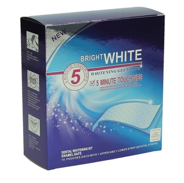 BRIGHT WHITE HOLOG ОТБЕЛИВАЮЩИЕ ПОЛОСКИ 14 ШТ. + БЕСПЛАТНО