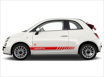 Наклейки FIAT ABARTH MEGA SET — набор из 5 штук!