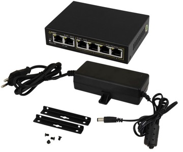 ГИГАБИТНЫЙ КОММУТАТОР 6 ДЛЯ IP-КАМЕР 4x PoE PULSAR SG64