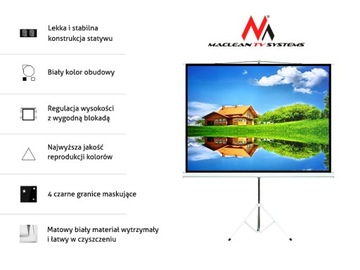 EKRAN DO PROJEKTORA RZUTNIKA 112